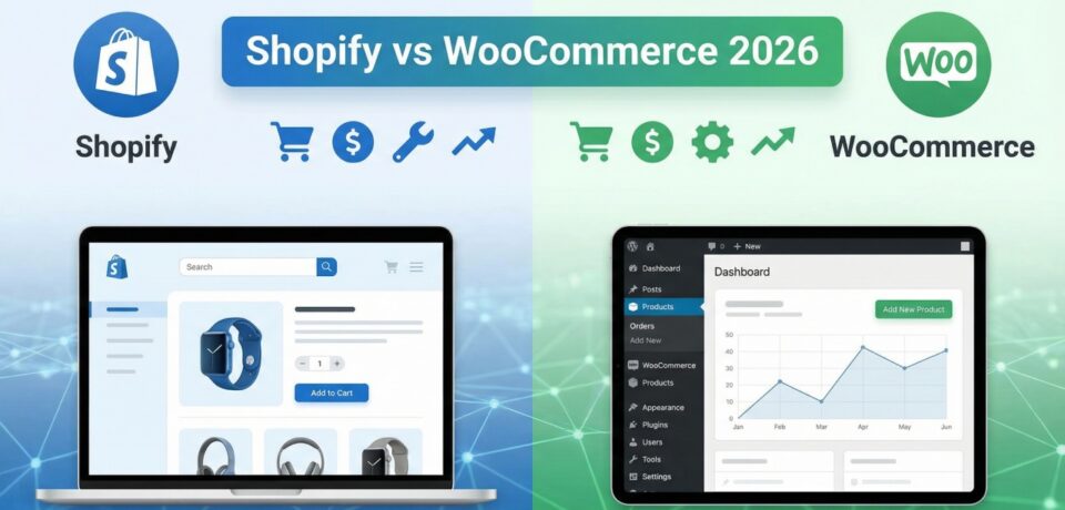 Shopify vs WooCommerce Comparison 2026